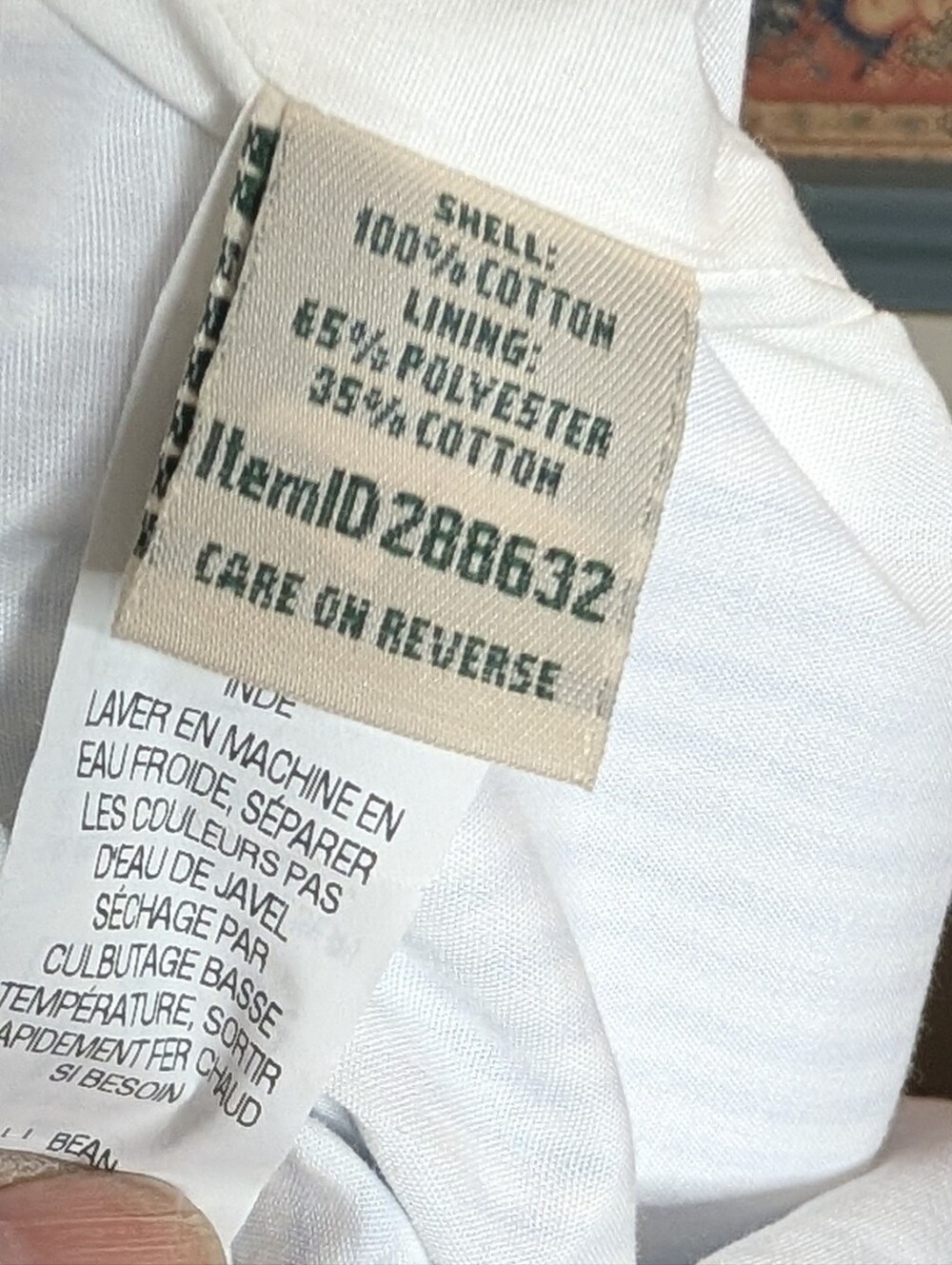 L.L. Bean Light Blue and White Striped Sleeveless Notch-Neck Mini Dress - Picture 5 of 8